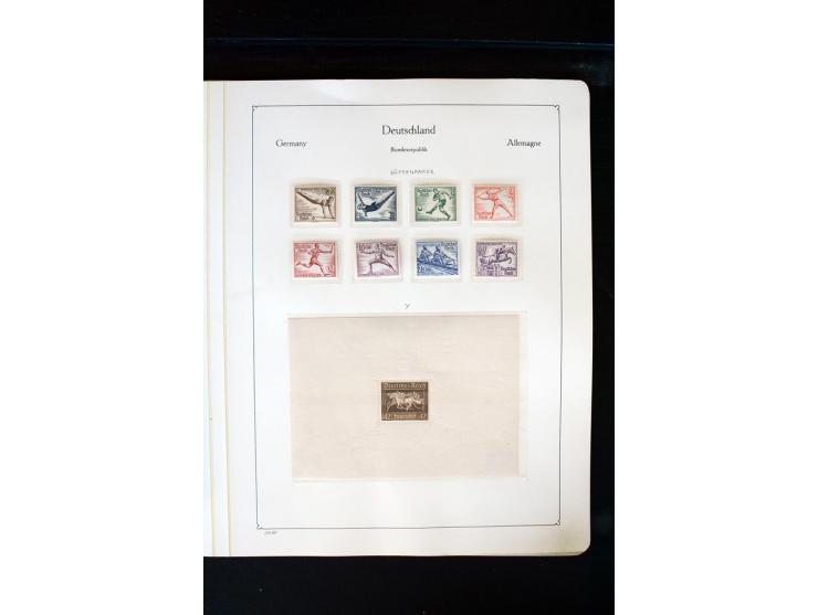 1872/1945, postfrische, ungebrauchte und gestempelte Sammlung mit u.a. Mi.-Nr. 66 (3), 438-39 (2), 456-58, 496-98, Bl.1, 2 et