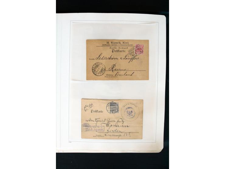 1872/1945, postfrische, ungebrauchte und gestempelte Sammlung mit u.a. Mi.-Nr. 66 (3), 438-39 (2), 456-58, 496-98, Bl.1, 2 et