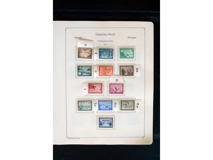 1872/1945, postfrische, ungebrauchte und gestempelte Sammlung mit u.a. Mi.-Nr. 66 (3), 438-39 (2), 456-58, 496-98, Bl.1, 2 et
