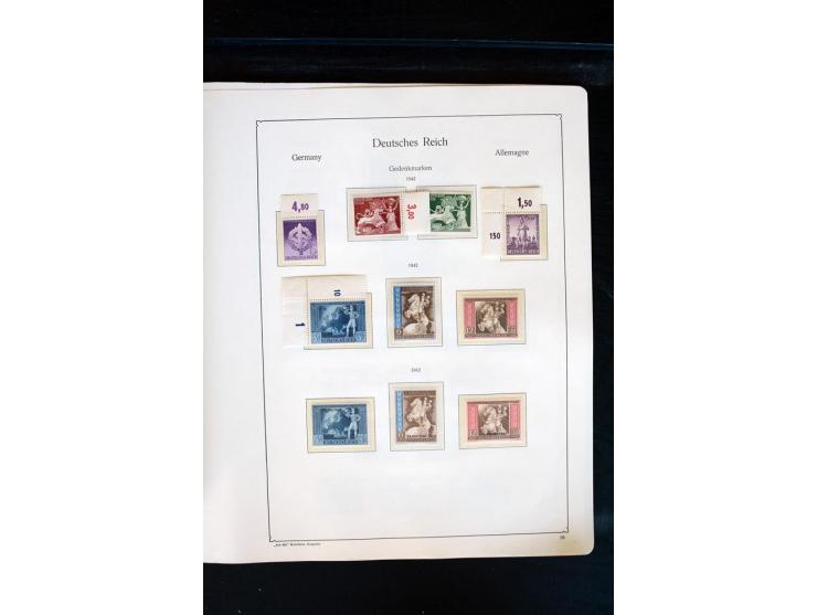 1872/1945, postfrische, ungebrauchte und gestempelte Sammlung mit u.a. Mi.-Nr. 66 (3), 438-39 (2), 456-58, 496-98, Bl.1, 2 et