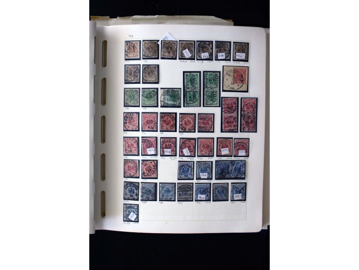 1872/1945, gestempelte Sammlung mit einigen ungebrauchten mit u.a. Mi.-Nr. 438-39, 439I, 456-58, 496-98, Bl.3 ungebraucht etc