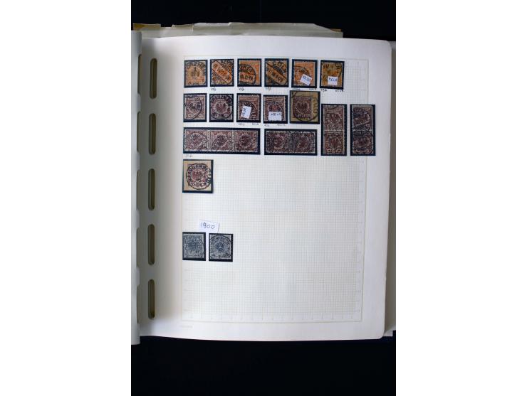 1872/1945, gestempelte Sammlung mit einigen ungebrauchten mit u.a. Mi.-Nr. 438-39, 439I, 456-58, 496-98, Bl.3 ungebraucht etc