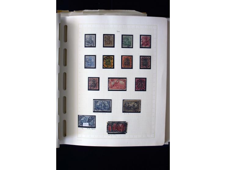 1872/1945, gestempelte Sammlung mit einigen ungebrauchten mit u.a. Mi.-Nr. 438-39, 439I, 456-58, 496-98, Bl.3 ungebraucht etc
