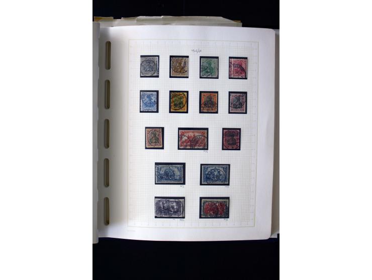 1872/1945, gestempelte Sammlung mit einigen ungebrauchten mit u.a. Mi.-Nr. 438-39, 439I, 456-58, 496-98, Bl.3 ungebraucht etc