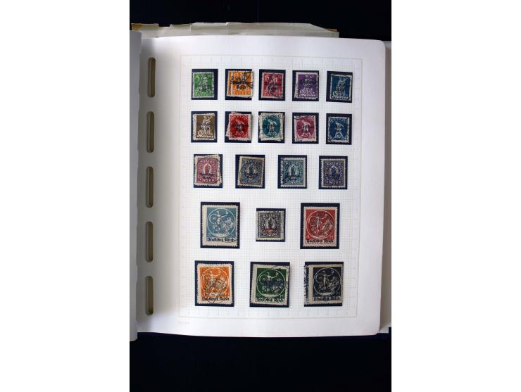 1872/1945, gestempelte Sammlung mit einigen ungebrauchten mit u.a. Mi.-Nr. 438-39, 439I, 456-58, 496-98, Bl.3 ungebraucht etc