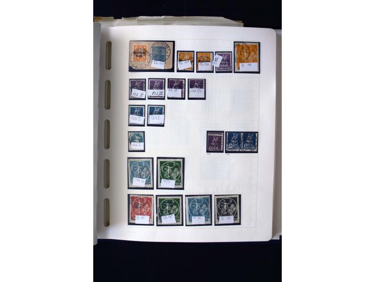 1872/1945, gestempelte Sammlung mit einigen ungebrauchten mit u.a. Mi.-Nr. 438-39, 439I, 456-58, 496-98, Bl.3 ungebraucht etc