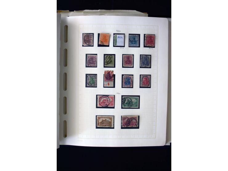 1872/1945, gestempelte Sammlung mit einigen ungebrauchten mit u.a. Mi.-Nr. 438-39, 439I, 456-58, 496-98, Bl.3 ungebraucht etc