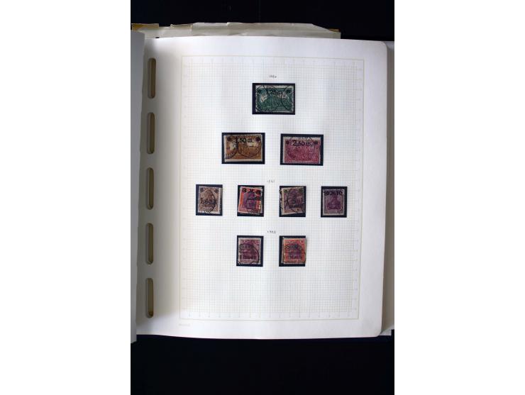1872/1945, gestempelte Sammlung mit einigen ungebrauchten mit u.a. Mi.-Nr. 438-39, 439I, 456-58, 496-98, Bl.3 ungebraucht etc
