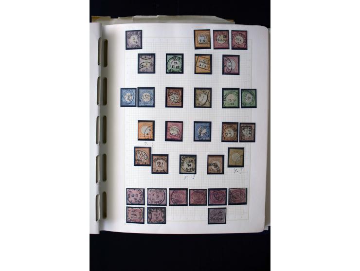 1872/1945, gestempelte Sammlung mit einigen ungebrauchten mit u.a. Mi.-Nr. 438-39, 439I, 456-58, 496-98, Bl.3 ungebraucht etc