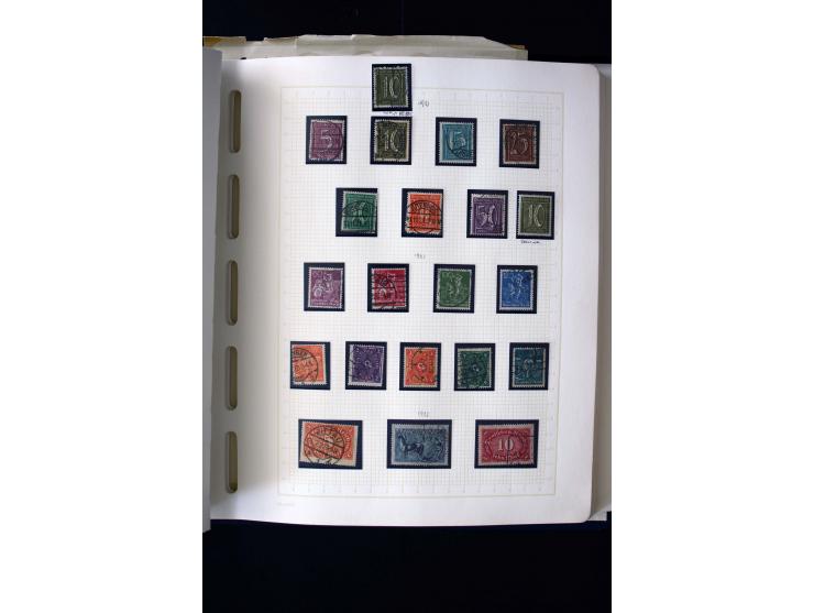 1872/1945, gestempelte Sammlung mit einigen ungebrauchten mit u.a. Mi.-Nr. 438-39, 439I, 456-58, 496-98, Bl.3 ungebraucht etc