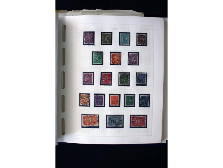 1872/1945, gestempelte Sammlung mit einigen ungebrauchten mit u.a. Mi.-Nr. 438-39, 439I, 456-58, 496-98, Bl.3 ungebraucht etc