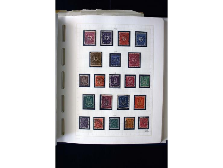 1872/1945, gestempelte Sammlung mit einigen ungebrauchten mit u.a. Mi.-Nr. 438-39, 439I, 456-58, 496-98, Bl.3 ungebraucht etc