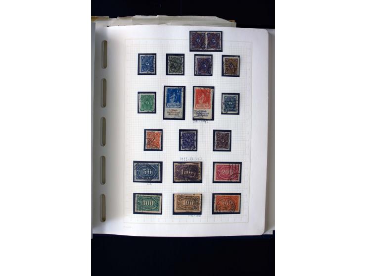 1872/1945, gestempelte Sammlung mit einigen ungebrauchten mit u.a. Mi.-Nr. 438-39, 439I, 456-58, 496-98, Bl.3 ungebraucht etc