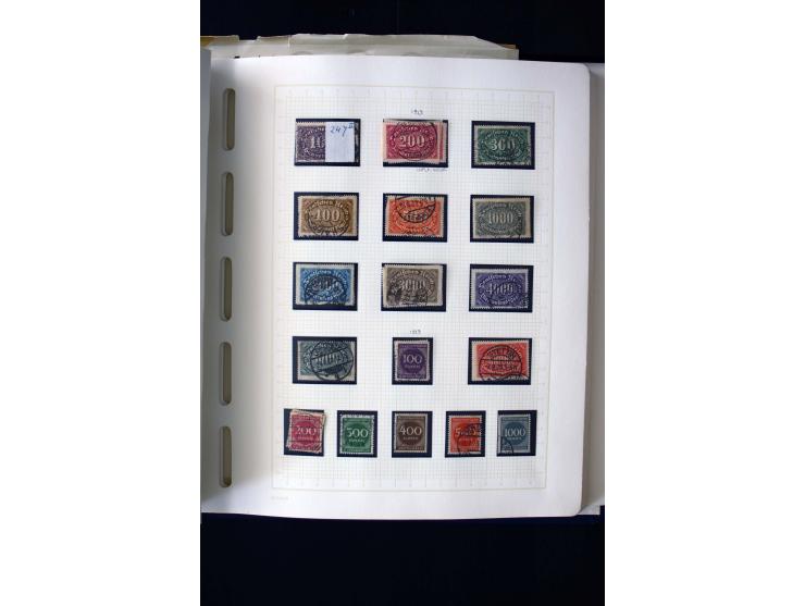 1872/1945, gestempelte Sammlung mit einigen ungebrauchten mit u.a. Mi.-Nr. 438-39, 439I, 456-58, 496-98, Bl.3 ungebraucht etc