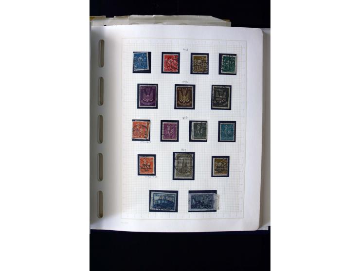 1872/1945, gestempelte Sammlung mit einigen ungebrauchten mit u.a. Mi.-Nr. 438-39, 439I, 456-58, 496-98, Bl.3 ungebraucht etc