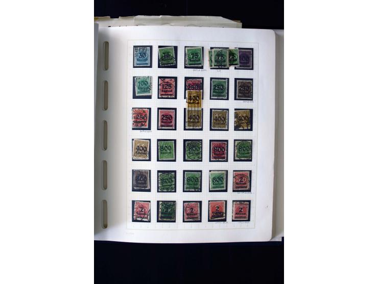 1872/1945, gestempelte Sammlung mit einigen ungebrauchten mit u.a. Mi.-Nr. 438-39, 439I, 456-58, 496-98, Bl.3 ungebraucht etc
