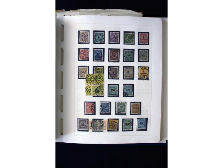 1872/1945, gestempelte Sammlung mit einigen ungebrauchten mit u.a. Mi.-Nr. 438-39, 439I, 456-58, 496-98, Bl.3 ungebraucht etc