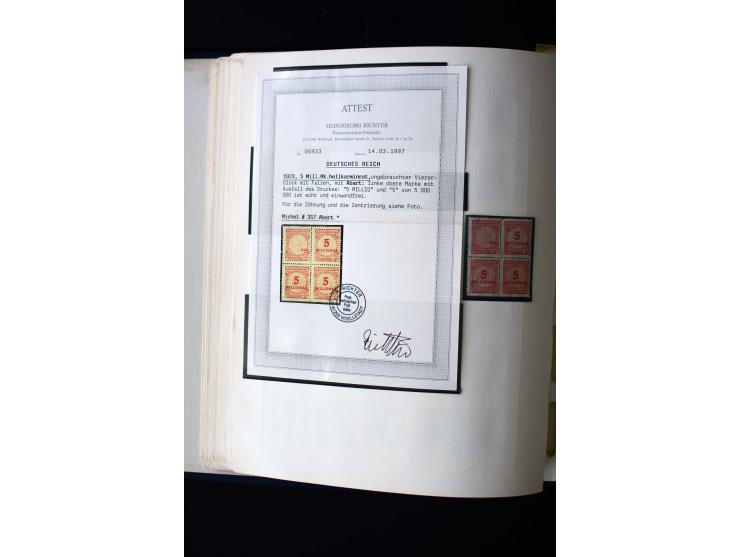 1872/1945, gestempelte Sammlung mit einigen ungebrauchten mit u.a. Mi.-Nr. 438-39, 439I, 456-58, 496-98, Bl.3 ungebraucht etc