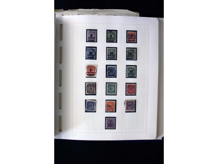 1872/1945, gestempelte Sammlung mit einigen ungebrauchten mit u.a. Mi.-Nr. 438-39, 439I, 456-58, 496-98, Bl.3 ungebraucht etc