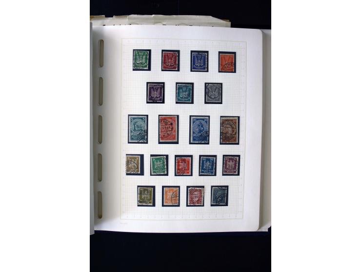 1872/1945, gestempelte Sammlung mit einigen ungebrauchten mit u.a. Mi.-Nr. 438-39, 439I, 456-58, 496-98, Bl.3 ungebraucht etc