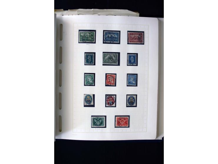 1872/1945, gestempelte Sammlung mit einigen ungebrauchten mit u.a. Mi.-Nr. 438-39, 439I, 456-58, 496-98, Bl.3 ungebraucht etc