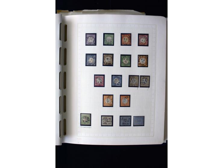 1872/1945, gestempelte Sammlung mit einigen ungebrauchten mit u.a. Mi.-Nr. 438-39, 439I, 456-58, 496-98, Bl.3 ungebraucht etc
