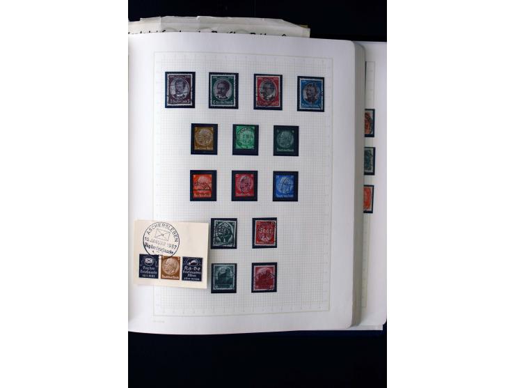 1872/1945, gestempelte Sammlung mit einigen ungebrauchten mit u.a. Mi.-Nr. 438-39, 439I, 456-58, 496-98, Bl.3 ungebraucht etc