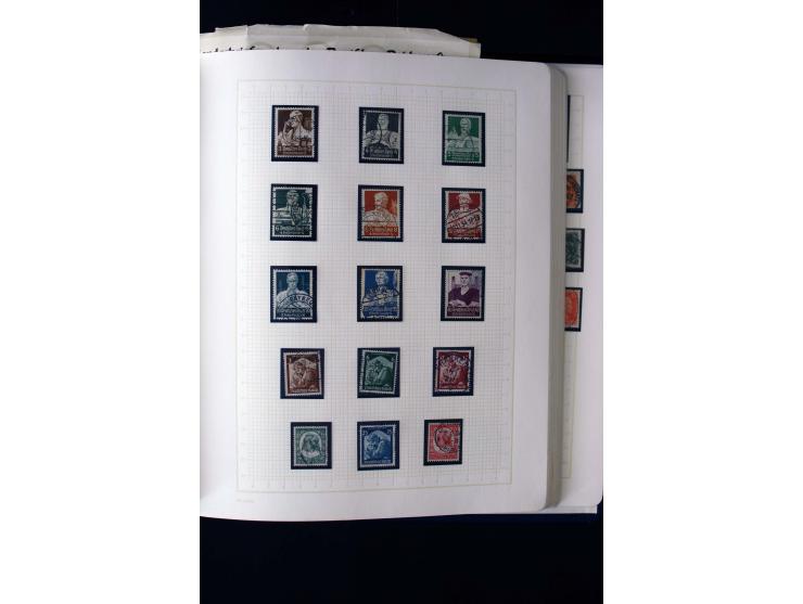 1872/1945, gestempelte Sammlung mit einigen ungebrauchten mit u.a. Mi.-Nr. 438-39, 439I, 456-58, 496-98, Bl.3 ungebraucht etc