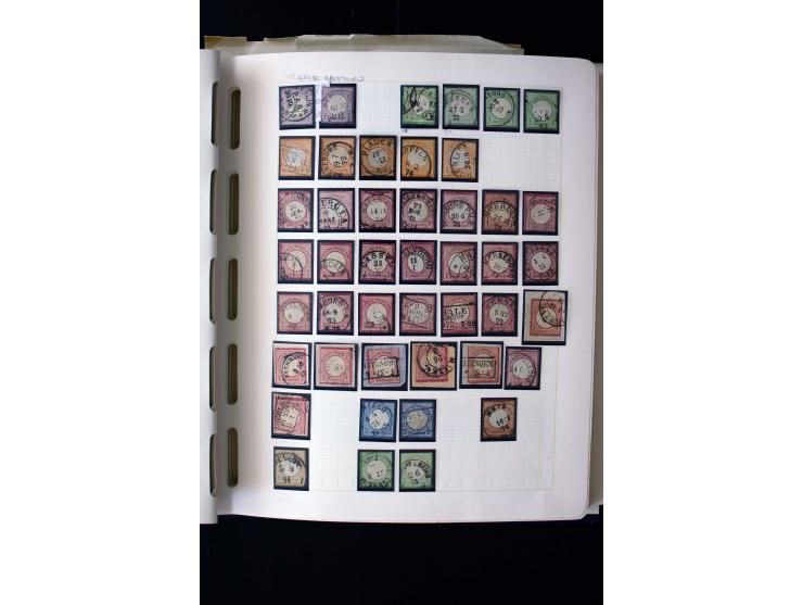 1872/1945, gestempelte Sammlung mit einigen ungebrauchten mit u.a. Mi.-Nr. 438-39, 439I, 456-58, 496-98, Bl.3 ungebraucht etc