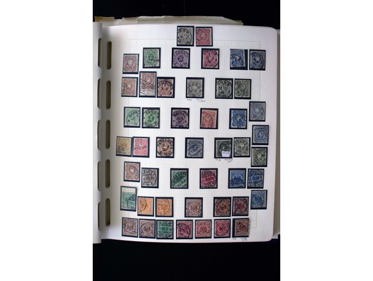 1872/1945, gestempelte Sammlung mit einigen ungebrauchten mit u.a. Mi.-Nr. 438-39, 439I, 456-58, 496-98, Bl.3 ungebraucht etc