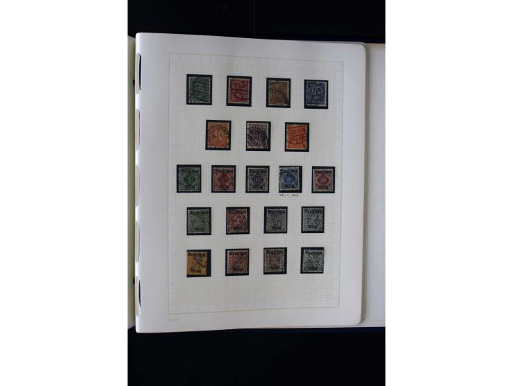 1872/1945, gestempelte Sammlung mit einigen ungebrauchten mit u.a. Mi.-Nr. 438-39, 439I, 456-58, 496-98, Bl.3 ungebraucht etc
