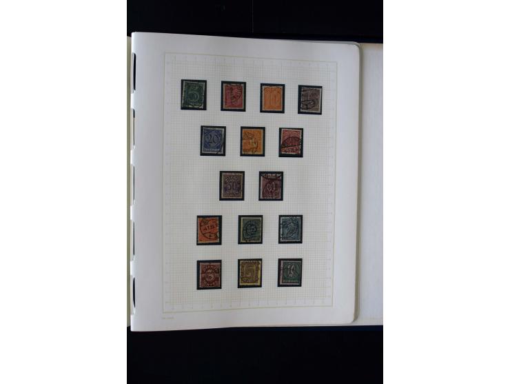 1872/1945, gestempelte Sammlung mit einigen ungebrauchten mit u.a. Mi.-Nr. 438-39, 439I, 456-58, 496-98, Bl.3 ungebraucht etc