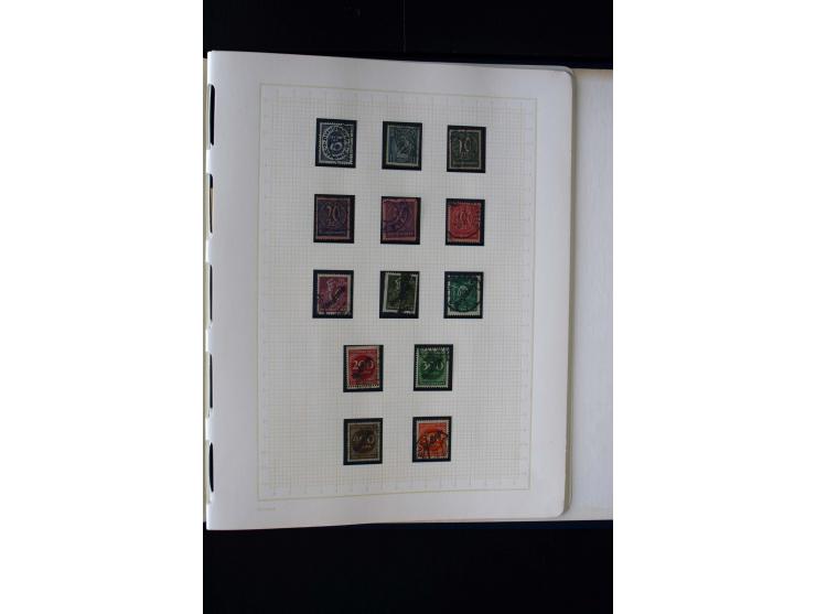 1872/1945, gestempelte Sammlung mit einigen ungebrauchten mit u.a. Mi.-Nr. 438-39, 439I, 456-58, 496-98, Bl.3 ungebraucht etc