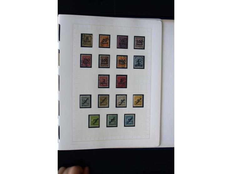 1872/1945, gestempelte Sammlung mit einigen ungebrauchten mit u.a. Mi.-Nr. 438-39, 439I, 456-58, 496-98, Bl.3 ungebraucht etc