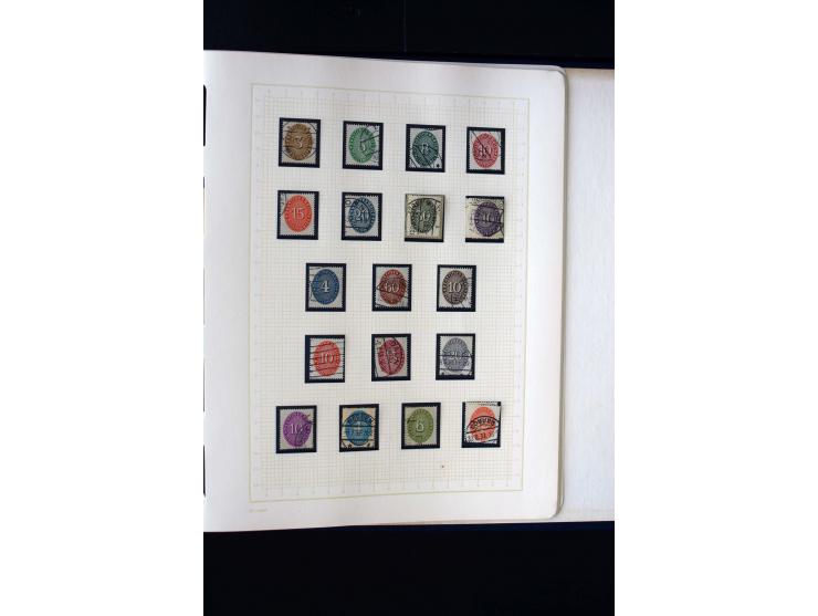 1872/1945, gestempelte Sammlung mit einigen ungebrauchten mit u.a. Mi.-Nr. 438-39, 439I, 456-58, 496-98, Bl.3 ungebraucht etc