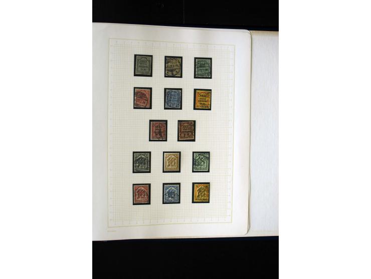 1872/1945, gestempelte Sammlung mit einigen ungebrauchten mit u.a. Mi.-Nr. 438-39, 439I, 456-58, 496-98, Bl.3 ungebraucht etc