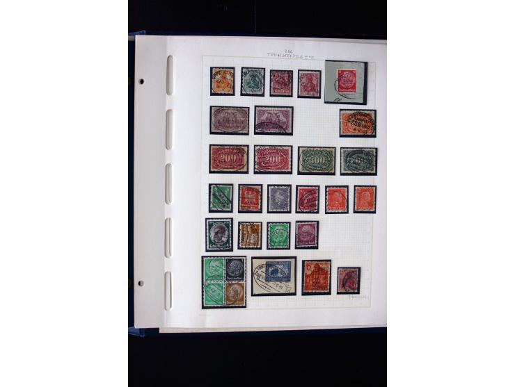 1872/1945, gestempelte Sammlung mit einigen ungebrauchten mit u.a. Mi.-Nr. 438-39, 439I, 456-58, 496-98, Bl.3 ungebraucht etc
