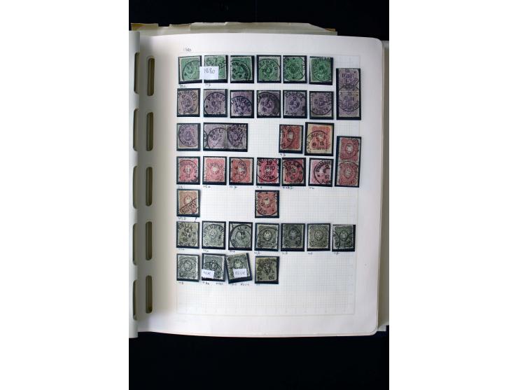 1872/1945, gestempelte Sammlung mit einigen ungebrauchten mit u.a. Mi.-Nr. 438-39, 439I, 456-58, 496-98, Bl.3 ungebraucht etc