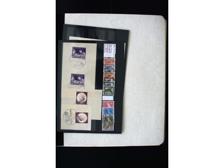 1872/1945, ungebrauchte und gestempelte Sammlung mit u.a. Mi.-Nr. 66II, 438-39, 456-58, 496-98, Bl.1 und 3 etc., dazu etwas B