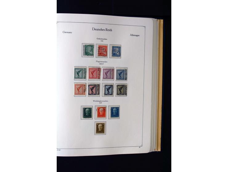 1872/1945, ungebrauchte und gestempelte Sammlung mit u.a. Mi.-Nr. 66II, 438-39, 456-58, 496-98, Bl.1 und 3 etc., dazu etwas B