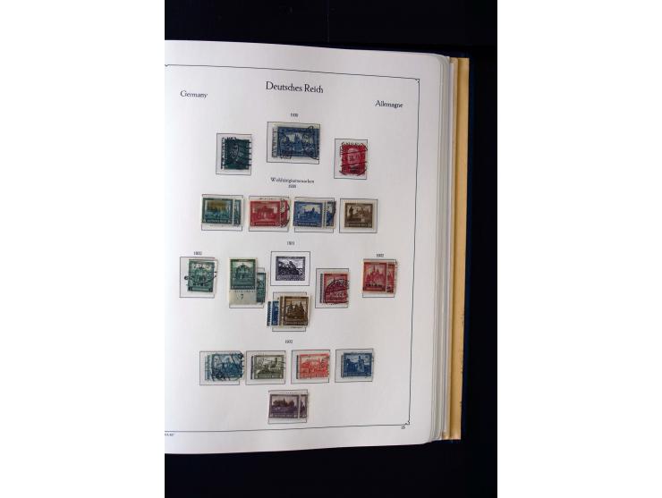 1872/1945, ungebrauchte und gestempelte Sammlung mit u.a. Mi.-Nr. 66II, 438-39, 456-58, 496-98, Bl.1 und 3 etc., dazu etwas B