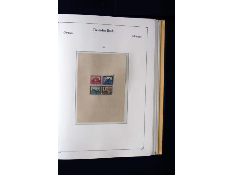 1872/1945, ungebrauchte und gestempelte Sammlung mit u.a. Mi.-Nr. 66II, 438-39, 456-58, 496-98, Bl.1 und 3 etc., dazu etwas B
