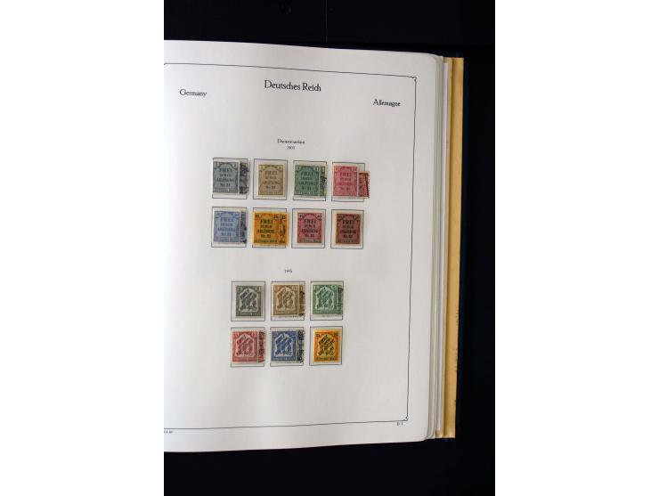 1872/1945, ungebrauchte und gestempelte Sammlung mit u.a. Mi.-Nr. 66II, 438-39, 456-58, 496-98, Bl.1 und 3 etc., dazu etwas B