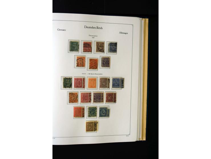 1872/1945, ungebrauchte und gestempelte Sammlung mit u.a. Mi.-Nr. 66II, 438-39, 456-58, 496-98, Bl.1 und 3 etc., dazu etwas B