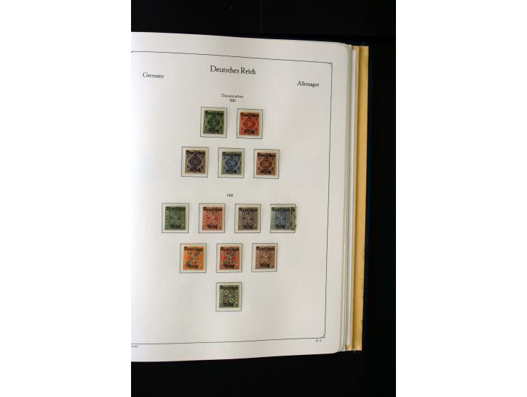 1872/1945, ungebrauchte und gestempelte Sammlung mit u.a. Mi.-Nr. 66II, 438-39, 456-58, 496-98, Bl.1 und 3 etc., dazu etwas B