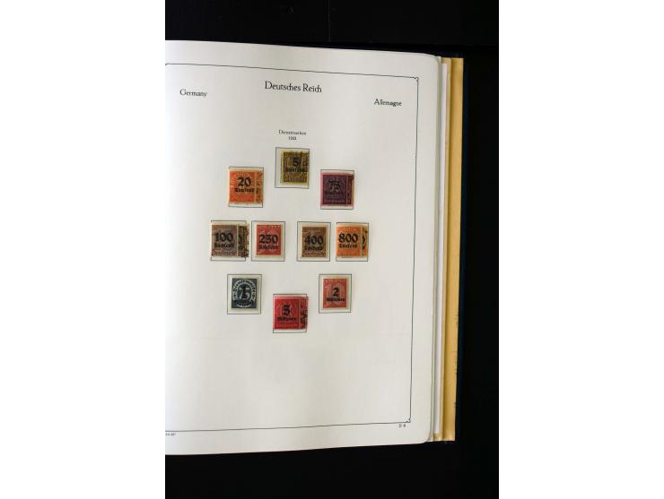1872/1945, ungebrauchte und gestempelte Sammlung mit u.a. Mi.-Nr. 66II, 438-39, 456-58, 496-98, Bl.1 und 3 etc., dazu etwas B