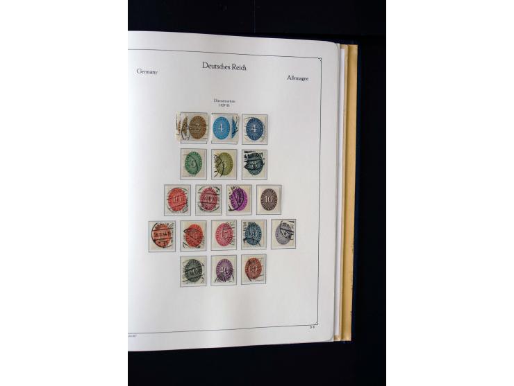 1872/1945, ungebrauchte und gestempelte Sammlung mit u.a. Mi.-Nr. 66II, 438-39, 456-58, 496-98, Bl.1 und 3 etc., dazu etwas B