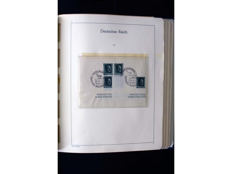1872/1945, ungebrauchte und gestempelte Sammlung mit u.a. Mi.-Nr. 66II, 438-39, 456-58, 496-98, Bl.1 und 3 etc., dazu etwas B