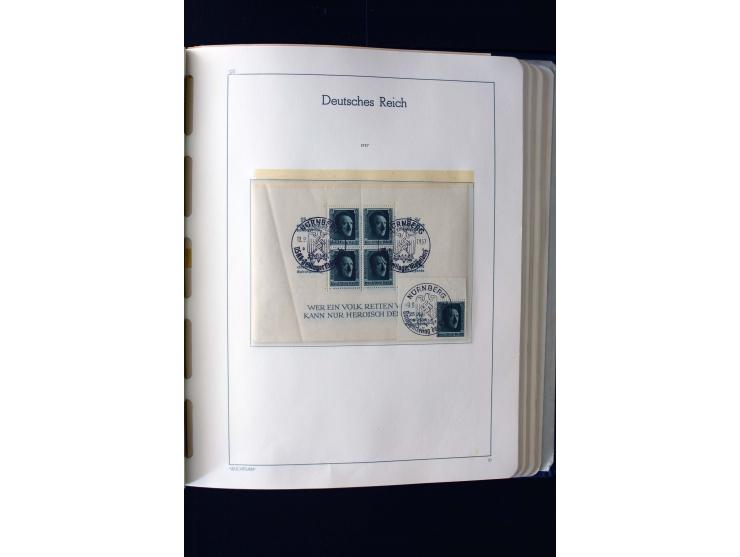 1872/1945, ungebrauchte und gestempelte Sammlung mit u.a. Mi.-Nr. 66II, 438-39, 456-58, 496-98, Bl.1 und 3 etc., dazu etwas B