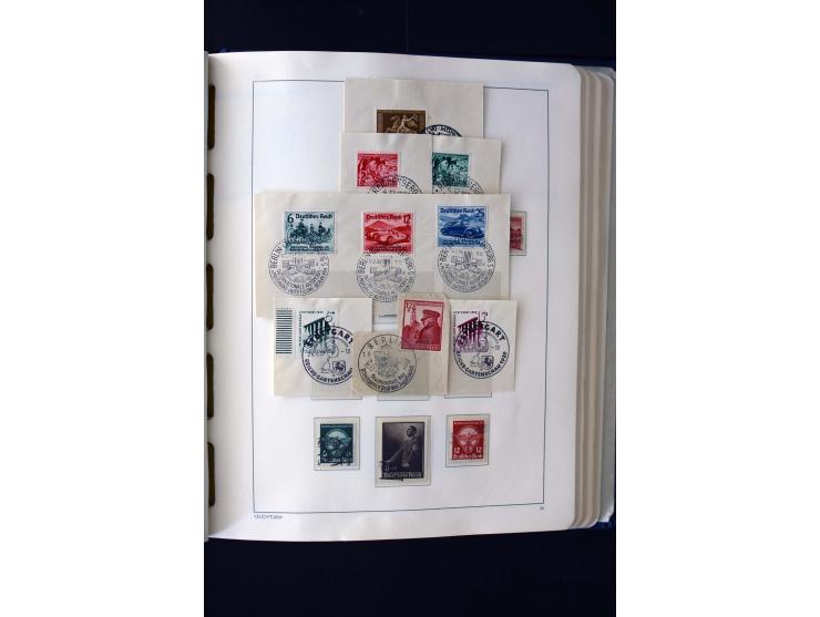 1872/1945, ungebrauchte und gestempelte Sammlung mit u.a. Mi.-Nr. 66II, 438-39, 456-58, 496-98, Bl.1 und 3 etc., dazu etwas B